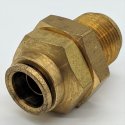 ALKON CORP / ISI FLUID POWER FITTING CONNECTOR MALE 12MT M12THRD