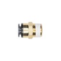HALDEX MIDLAND FITTING CONNECTOR MALE 3/8T 3/8P DOT PUSH COMP
