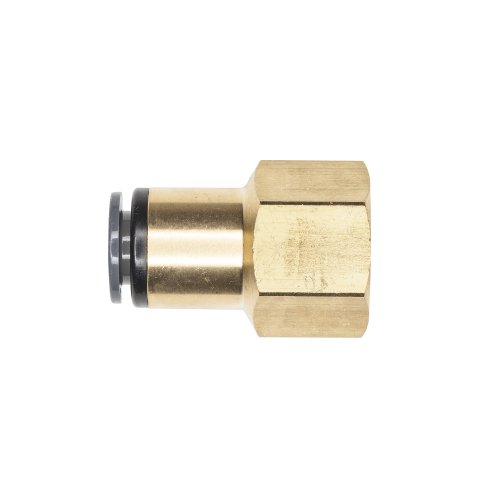 ALKON CORP FITTING CONNECTOR FEMALE 3/8T 1/4P DOT PUSH COMP