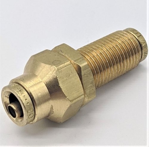 ALKON FITTING BULKHEAD UNION MALE 1/4T