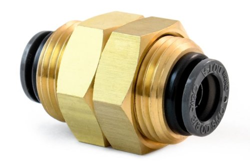 GATES FITTING BULKHEAD UNION MALE 1/4T DOT PUSH COMP