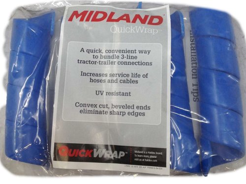 HALDEX MIDLAND 5-PACK SPIRAL QUICKWRAP BLUE 1.25\" OD