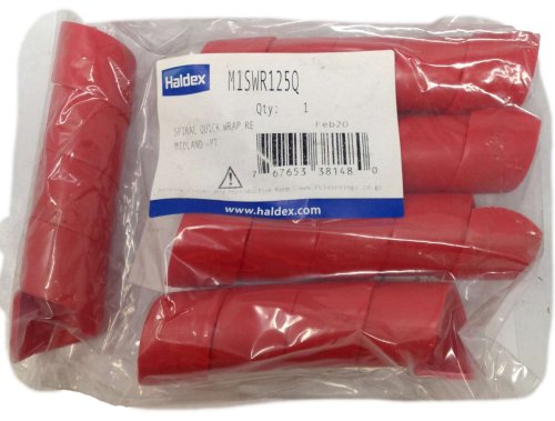 HALDEX MIDLAND 5-PACK SPIRAL QUICKWRAP RED 1.25\"OD