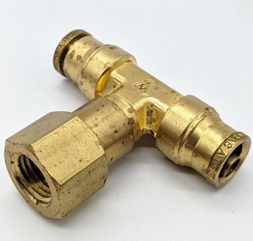 ALKON FITTING BRANCH T FEMALE SWL 3/8T 1/4F