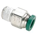 TECTRAN FITTING CONNECTOR MALE 1/8T 1/4P PUSH COMP
