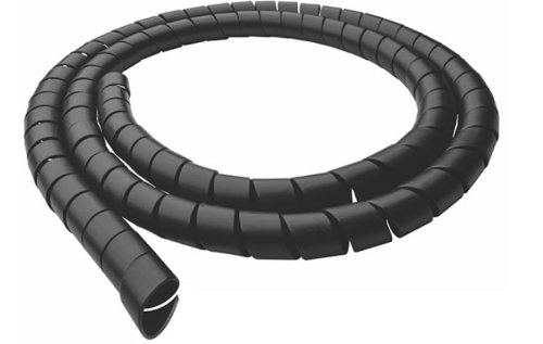 MIDLAND SPIRAL WRAP BLACK 1.25\" OD ($/FT)