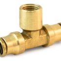HALDEX MIDLAND FITTING BRANCH TEE FEMALE 1/4T 1/4F