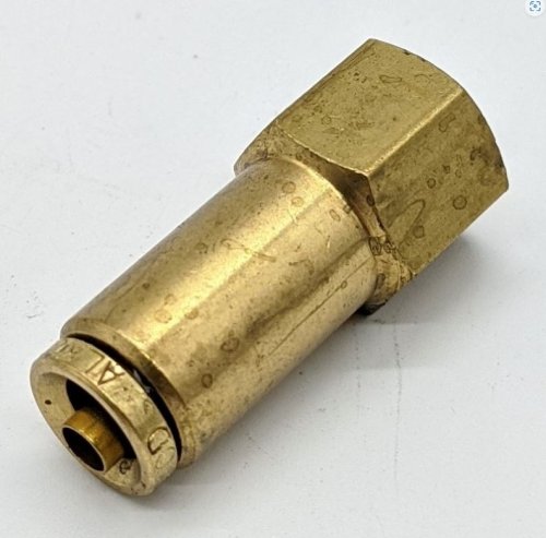 ALKON FITTING CONNECTOR FEMALE 1/4T 1/8F