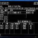 SIEMENS ELECTRIC MOTOR 26kW 400/460V 50/60Hz