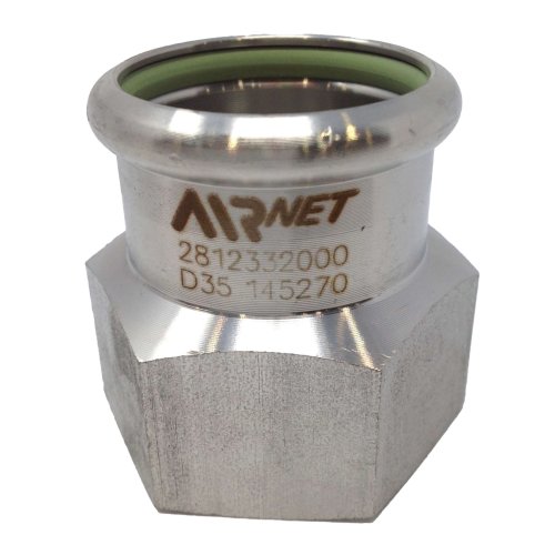 AIRnet NIPPLE 316L D35X1 1/4 NPT F