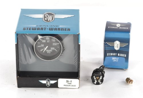 STEWART WARNER PRESSURE GAUGE: TRANSMISSION 300psi