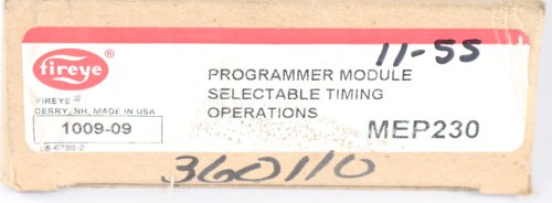 FIREYE PROGRAMMER MODULE SELECTABLE TIMING OPERATIONS