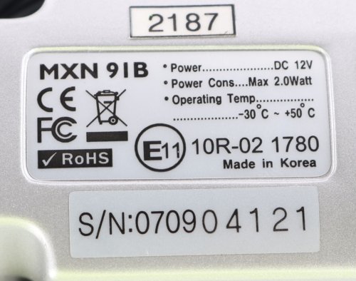 IWS CAMERA 12VDC MXN