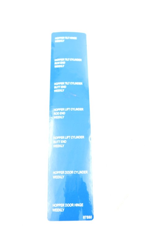 SCHWARZE DECAL- REMOTE GREASE- 14 POINT