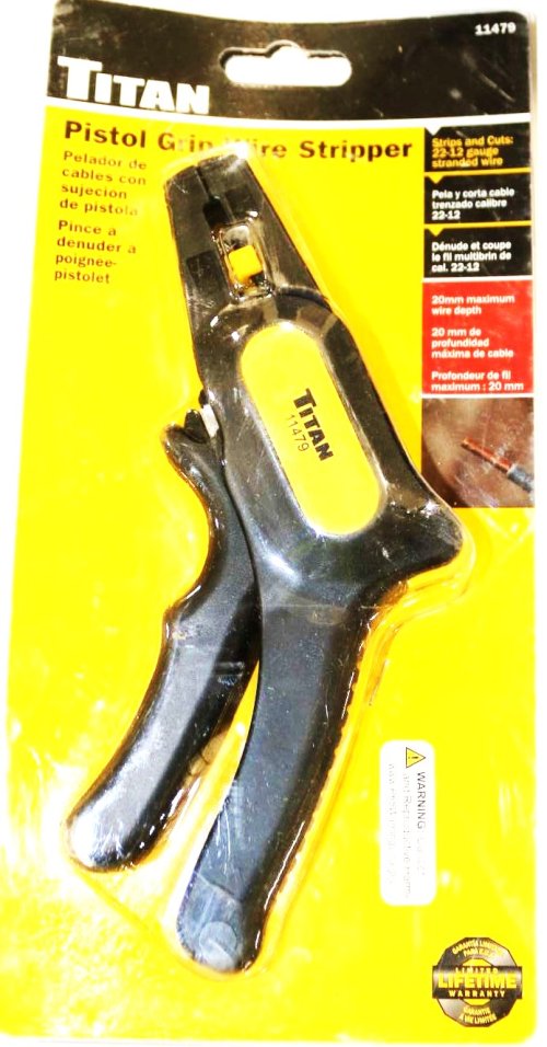 TITAN TOOLS PISTOL GRIP WIRE STRIPPERS