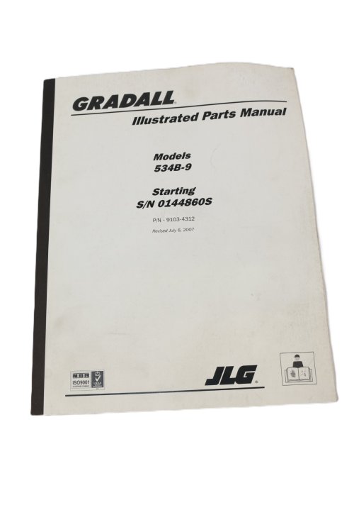JLG MANUAL PARTS 534B9