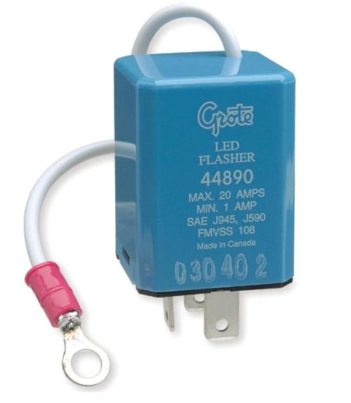GROTE LED ELECTRONIC FLASHER  12VDC VARIABLE LOAD 3-PIN