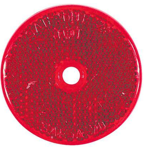 TRUCK-LITE CENTER HOLE MOUNTING  RED REFLECTOR