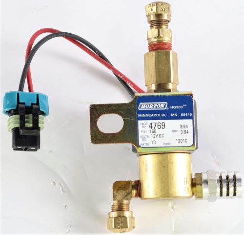 HORTON THERMAL SWITCH & SOLENOID 12V NORMAL OPEN  W/DIODE
