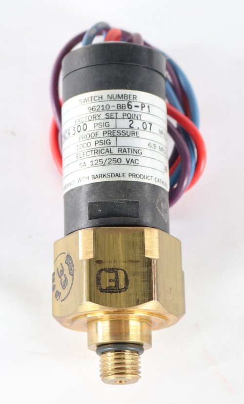 BARKSDALE CONTROL SWITCH  PRESSURE