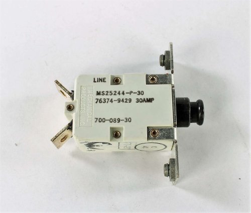 GOVERNMENT - MILITARY STANDARD NUMBERS CIRCUIT BREAKER 30A
