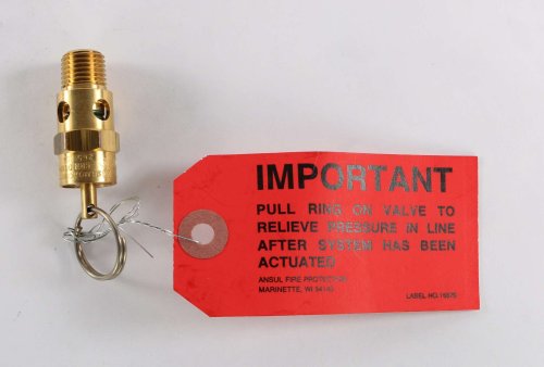 ANSUL FIRE PROTECTION SAFETY VENT RELIEF VALVE FOR A-101-30 SYSTEM