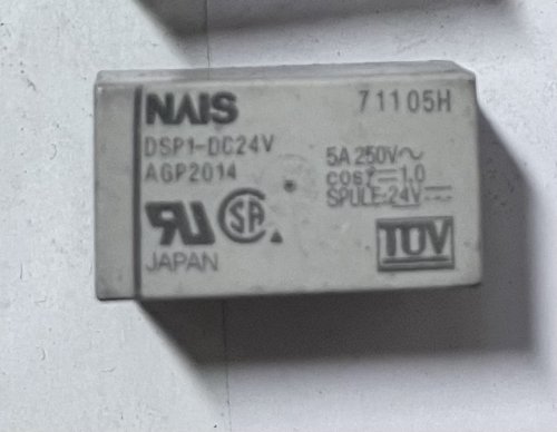 PANASONIC / MATSUSHITA / NATIONAL / NAiS / AROMAT DS POWER RELAY 24VDC 5A
