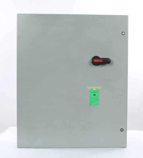 GE INDUSTRIAL [GENERAL ELECTRIC] CONTROL PANEL 480V  60HZ  3PH  35AMPS
