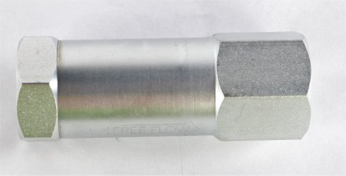 KEPNER HYDRAULIC COMPONENTS CHECK VALVE IN LINE 1/2in FNPT VITON STEEL