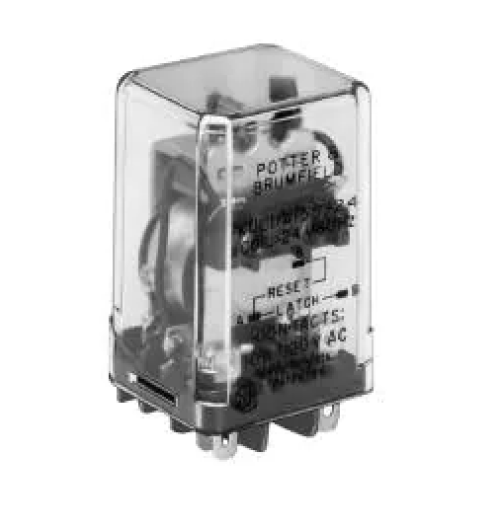 TYCO/POTTER & BRUMFIELD RELAY DPDT 10A 12VDC 120OHM MAG LATCHING RELAY