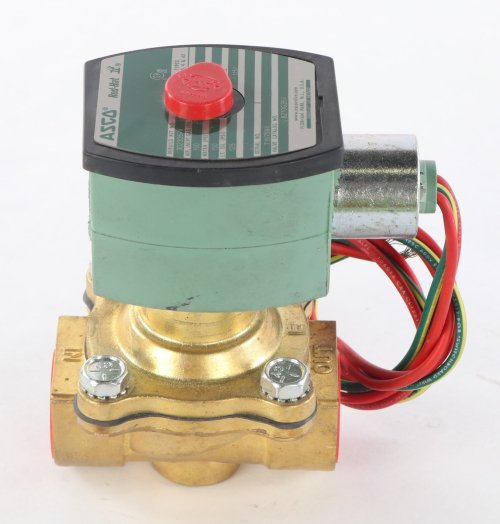 EMERSON - ASCO / JOUCOMATIC / REDHAT SOLENOID VALVE 120VAC 3/4IN PIPE SIZE 5.5CV