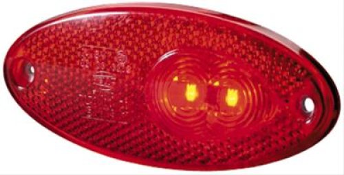 HELLA LED RED TAIL LAMP - OVAL 12V