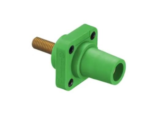 HUBBELL ELECTRIC RECEPTACLE: SINGLE POLE GREEN 400A