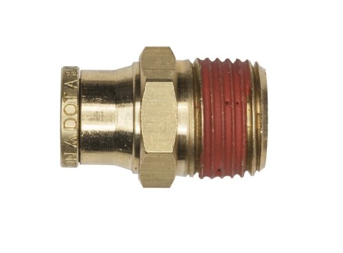 ALKON CORP / ISI FLUID POWER FITTING CONNECTOR MALE 1/4T 1/4P