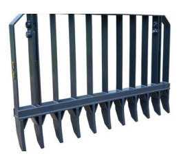 10' ROOT RAKE (WITH MOUNTING BRACKETS & PINS)