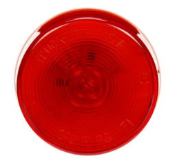 24V MARKER CLEARANCE LIGHT INCAN RED ROUND PL-10