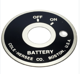 BATTERY SWITCH FACE PLATE