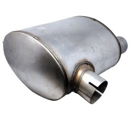 EXHAUST MUFFER  STYLE 3  OVAL