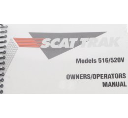 SCAT TRACK MODEL 516/520V OPERATORS MANUAL