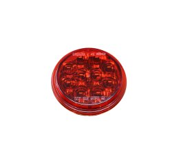 RED LED LIGHT - 4\" ROUND STOP/TURN/TAIL 12V