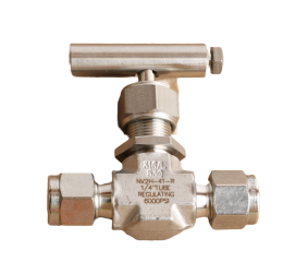 NEEDLE VALVE SS 1/4in TUBING COMPRESSION