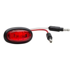 LAMP: LED CLEARANCE/MARKER RED W/GROMMET