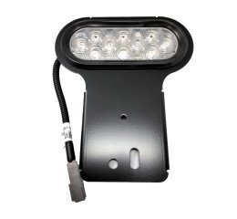 AUXILLARY LAMP - WHITE OVAL 10 LED W/BRACKET