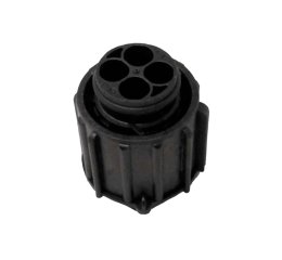 ELECTRICAL CONNECTOR HOUSING: 4P ROUND